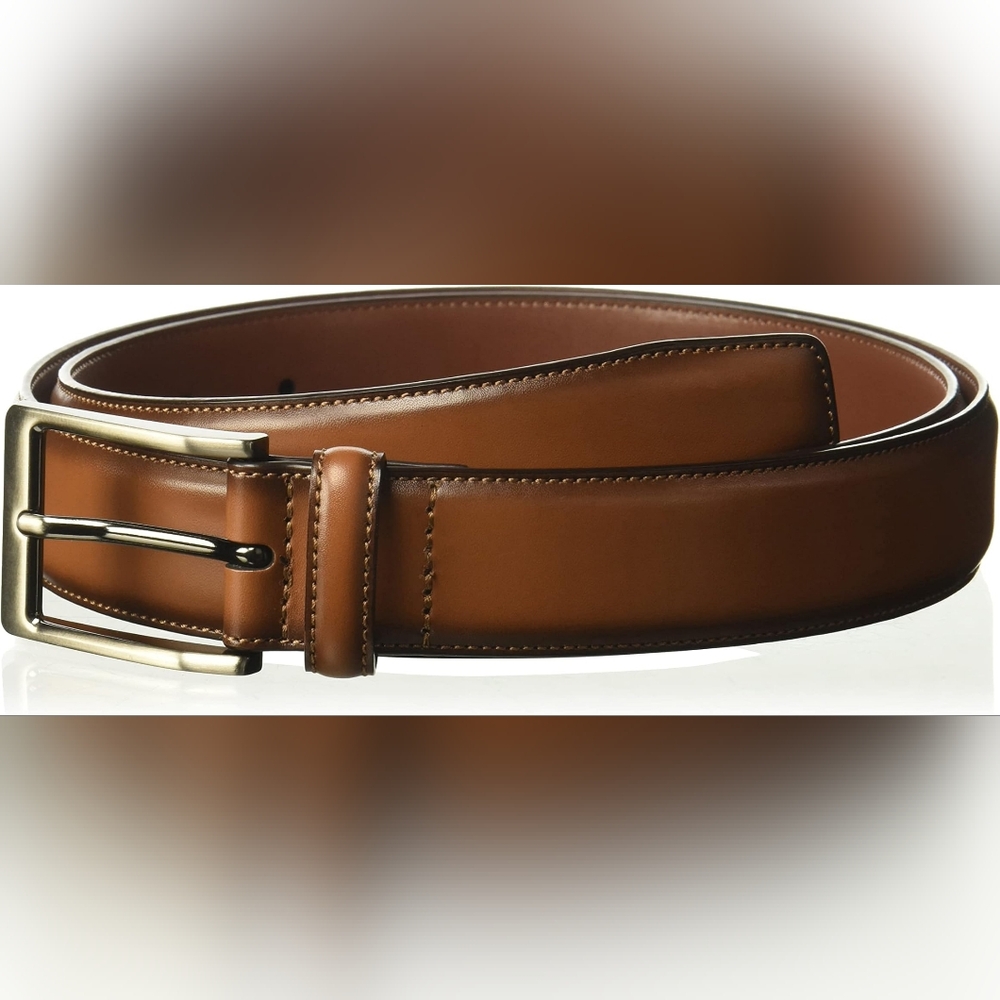 Perry Ellis Brown Leather Belt